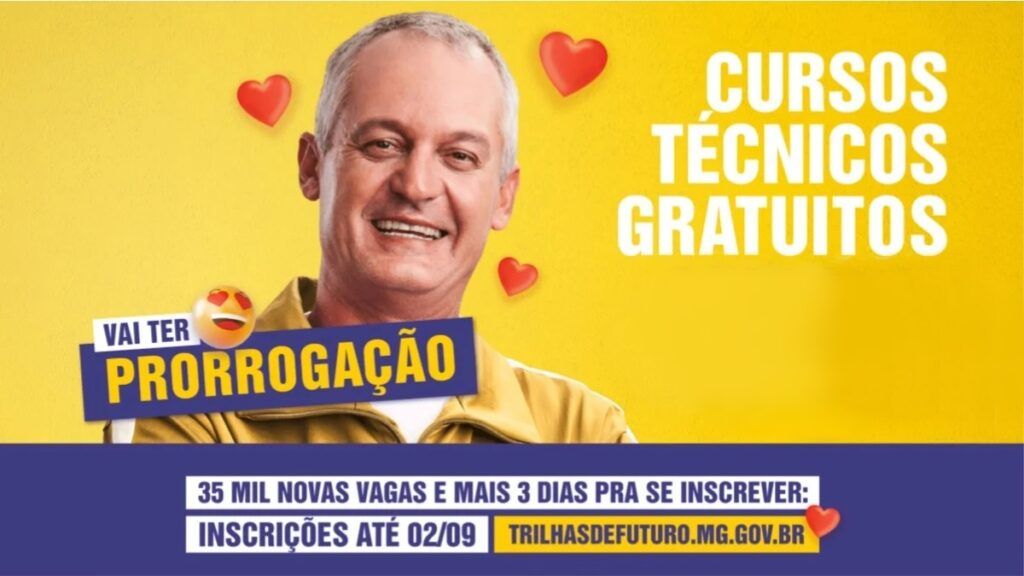 Inscrição Trilhas de Futuro Cursos Técnicos Gratuitos 75 mil novas