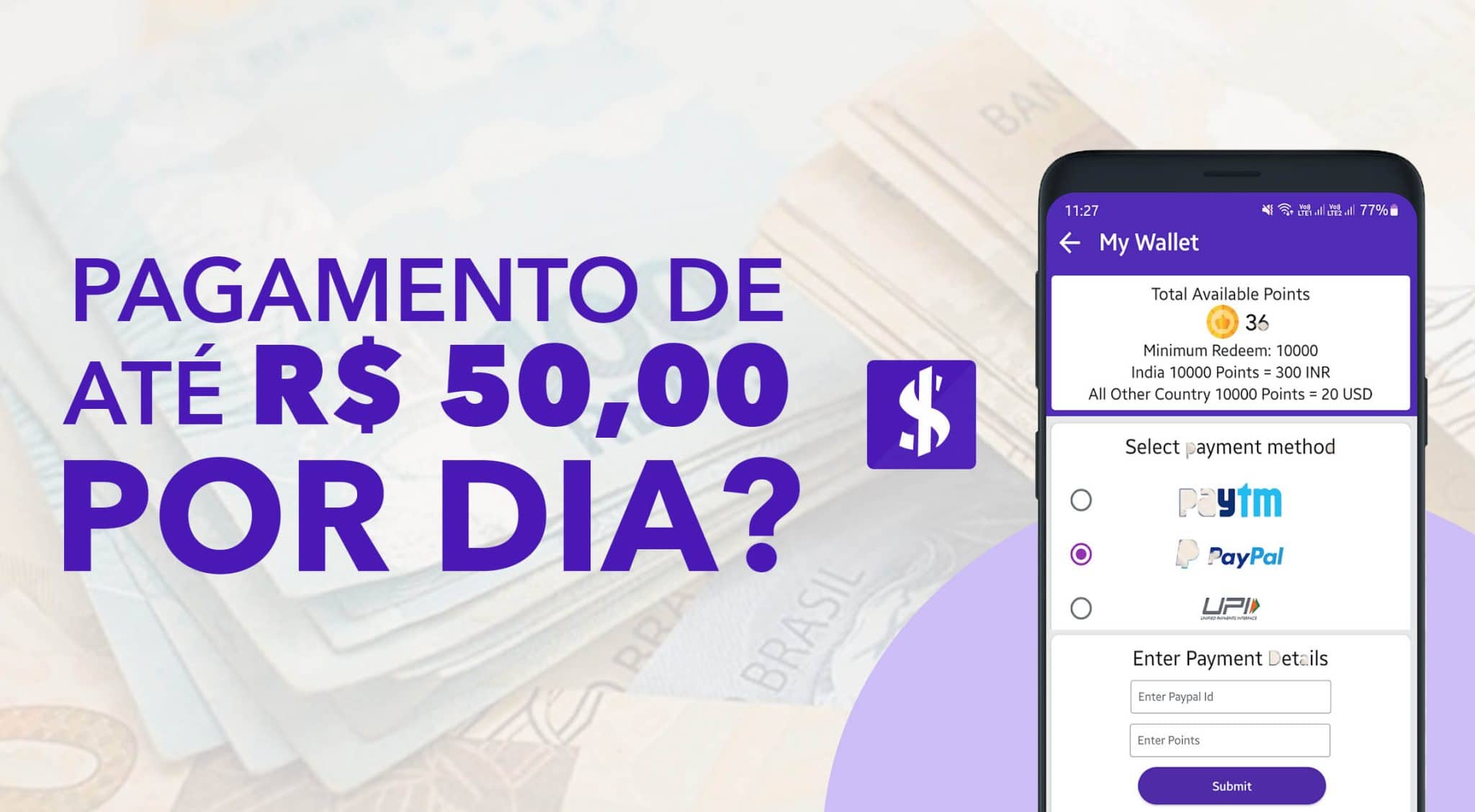 Cash App Win Cash Como Ganhar At R Por Dia Via Paypal Esse