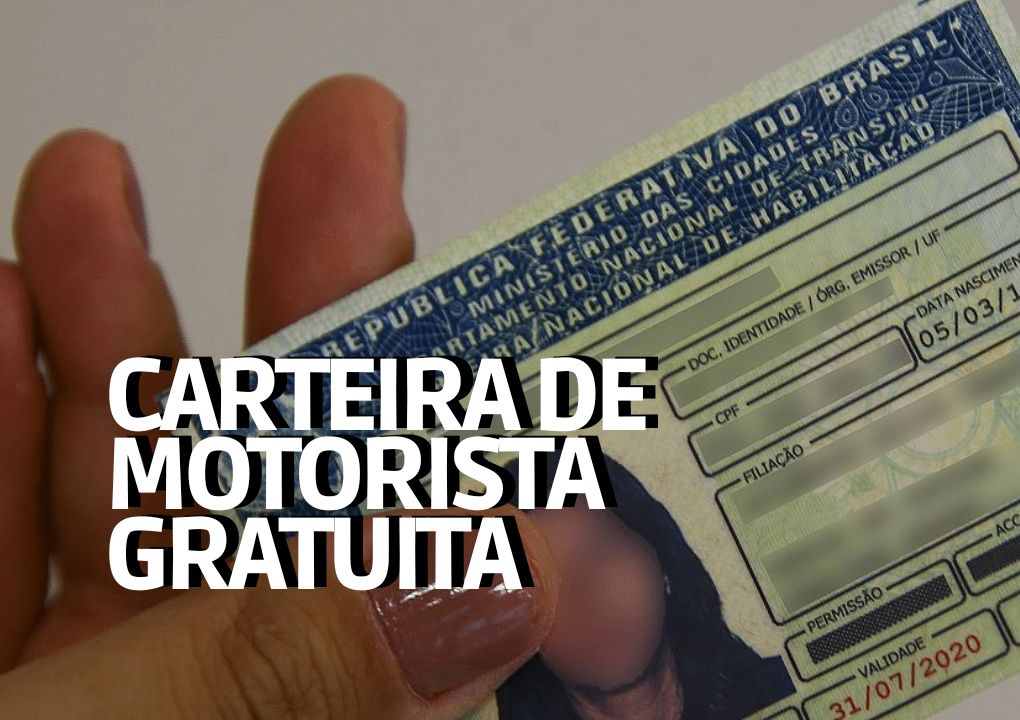 Carteira De Motorista Gratuita Programa De Habilita O Social Est