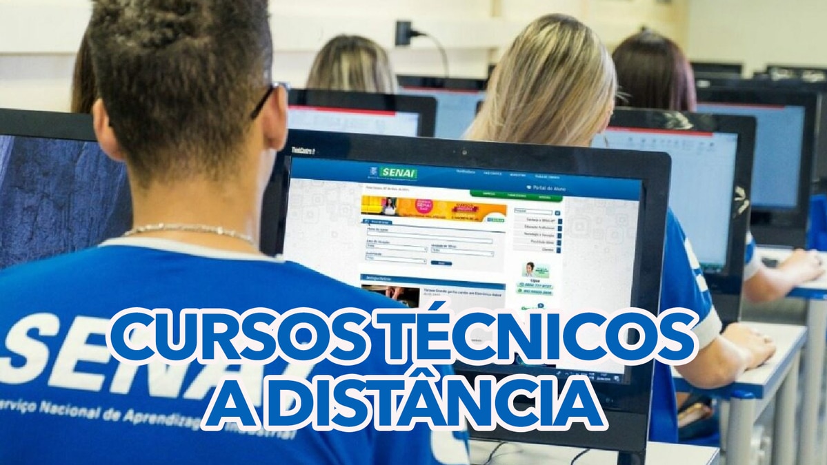 Novas vagas em cursos técnicos a distância do SENAC faça sua inscrição