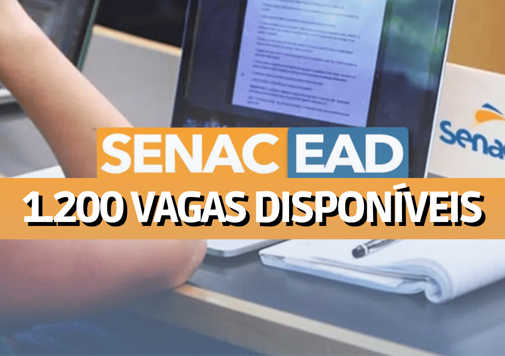 Programa SENAC Gratuidade Vagas 100 gratuitas em cursos técnicos a