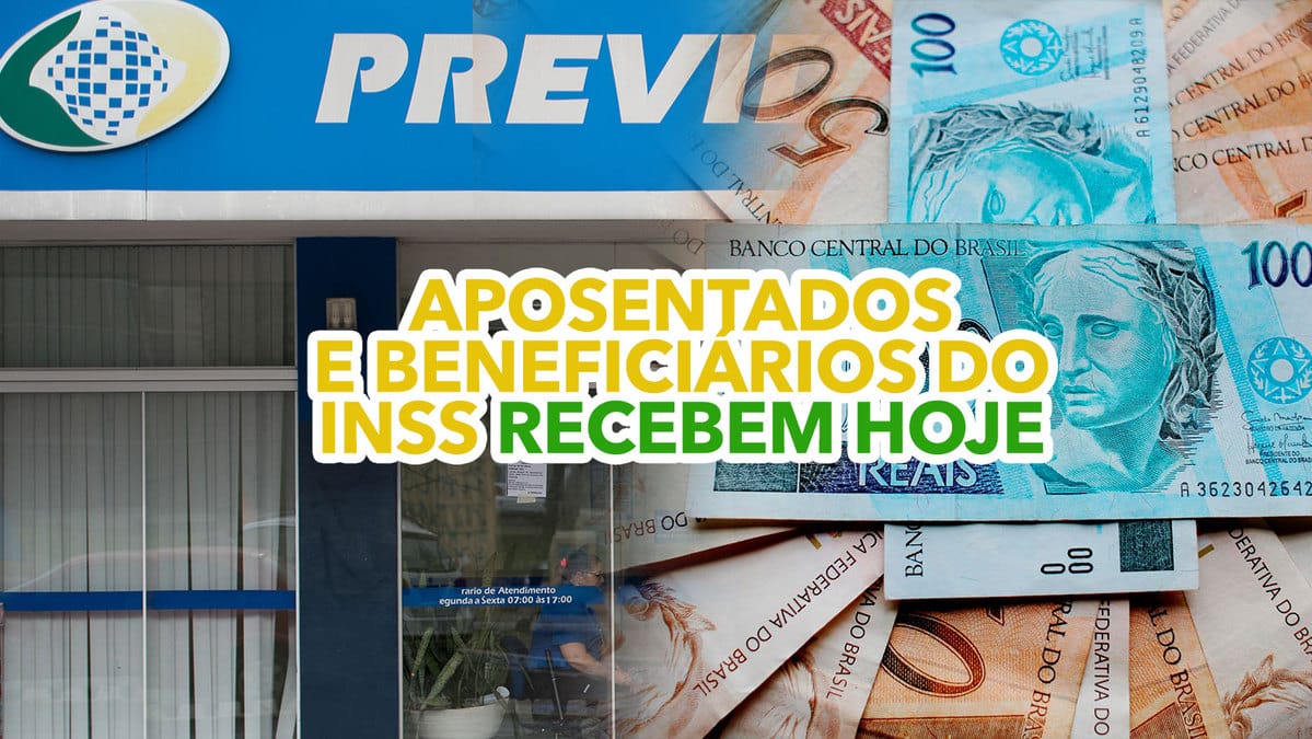 Aposentados e beneficiários do INSS recebem também HOJE consulte