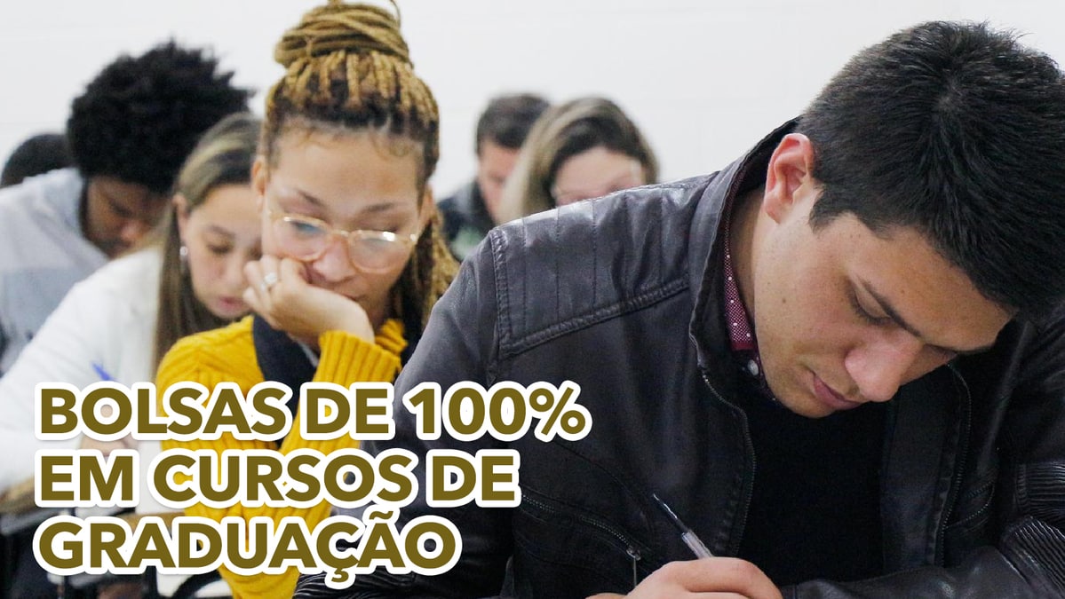 Bolsas de 100 em cursos de graduação na faculdade confira os cursos e