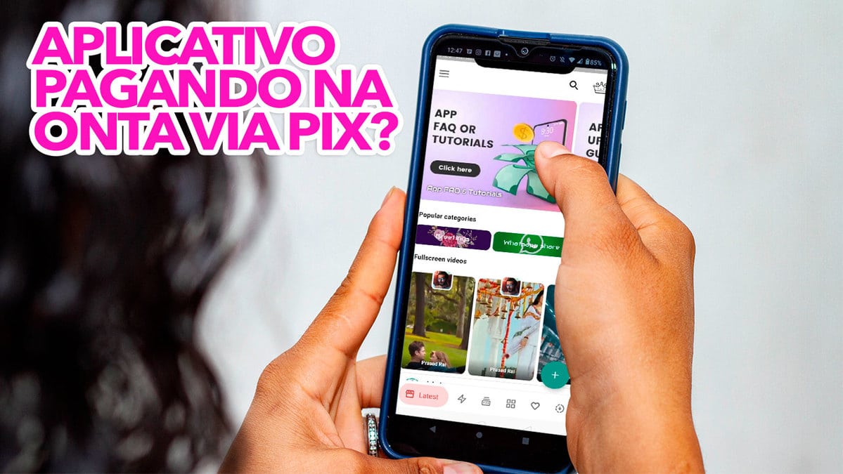 Aplicativo pagando na conta via PIX Conheça a plataforma de