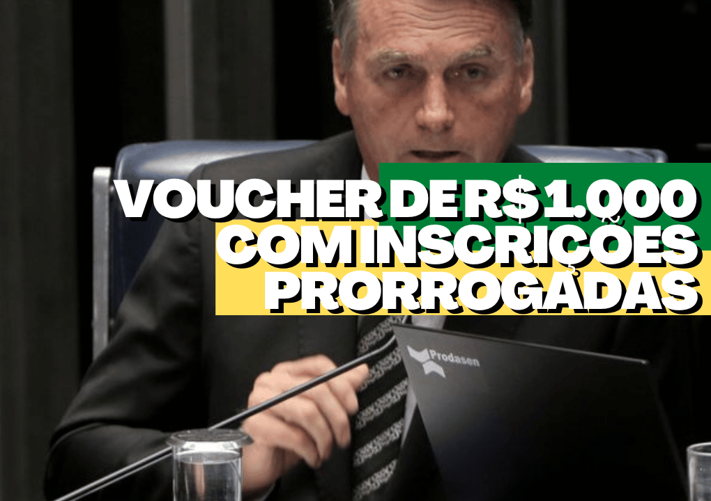 Governo Federal Prorroga Inscri Es Do Poss Vel Voucher De R