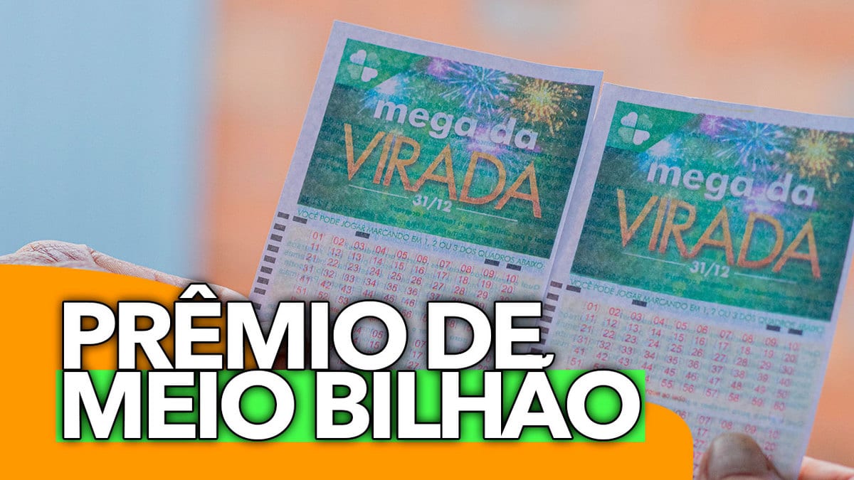 Mega da Virada terá prêmio de meio BILHÃO ainda dá tempo de jogar