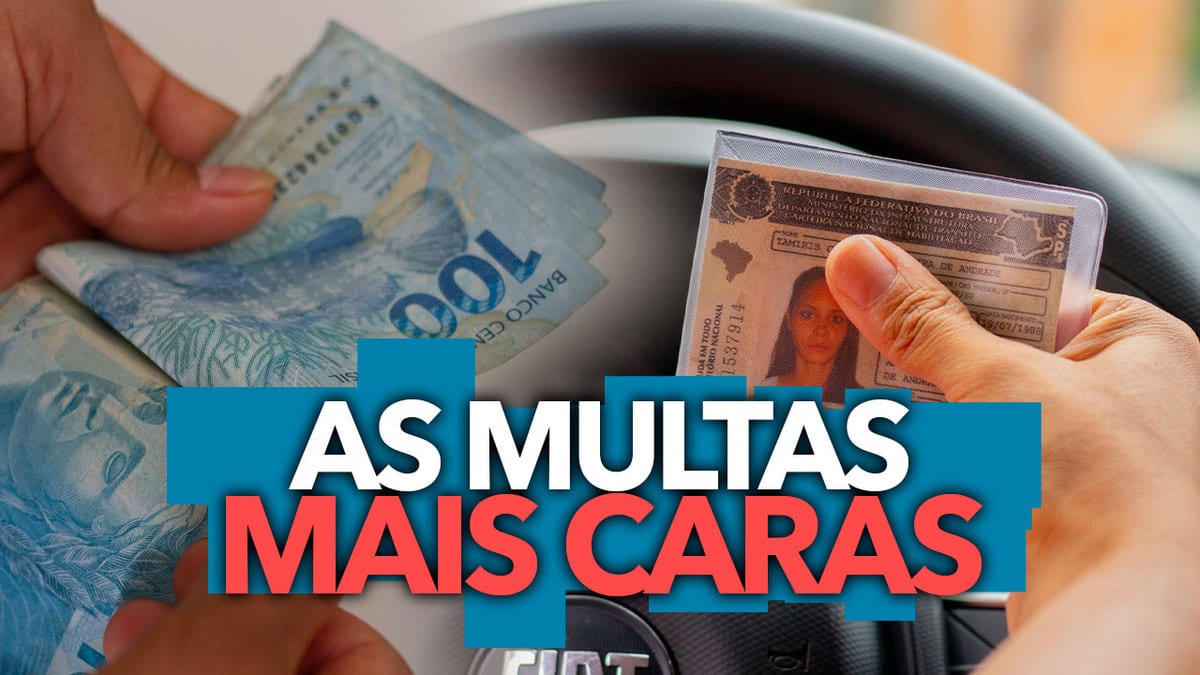 Lista Re Ne As Multas De Tr Nsito Mais Caras Do Brasil Valores S O