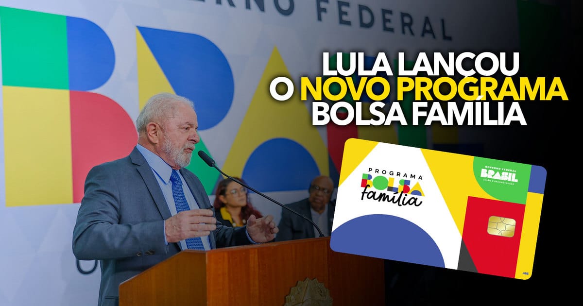 Emocionado Lula lançou o novo Programa Bolsa Família que pode pagar