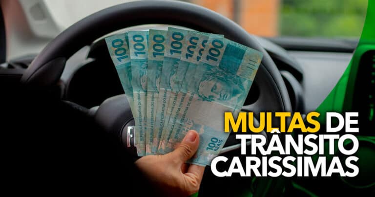 Lista reúne 11 multas de trânsito CARÍSSIMAS valor dói no bolso