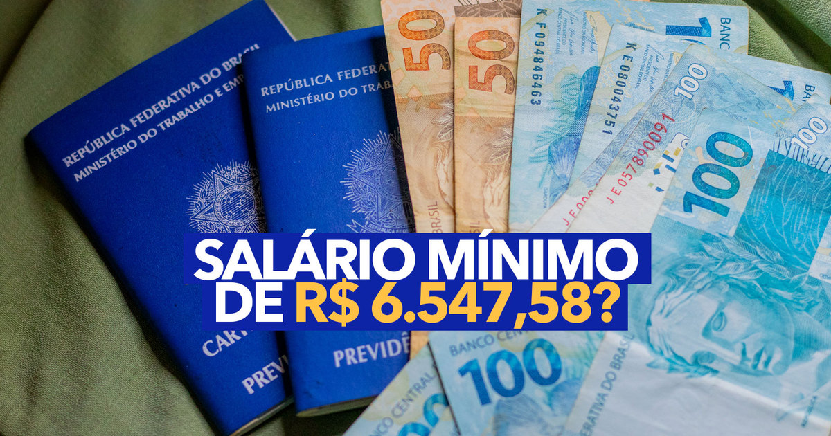 SALÁRIO MÍNIMO de R 6 547 58 Saiba tudo sobre o valor ideal no Brasil