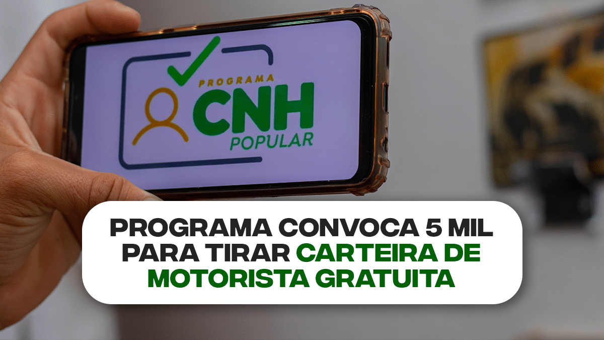 Programa Convoca 5 MIL Brasileiros Para Tirar Carteira De Motorista