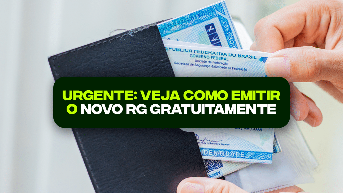 URGENTE Veja Como Emitir O Novo RG GRATUITAMENTE