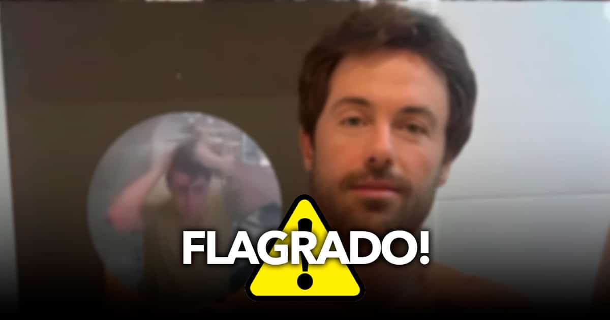 FLAGRADO confira a reação do Bruno de Luca ao ver Kayky Brito sendo