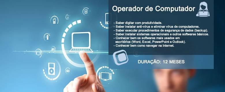 Curso Gratuito: Operador de Computador 