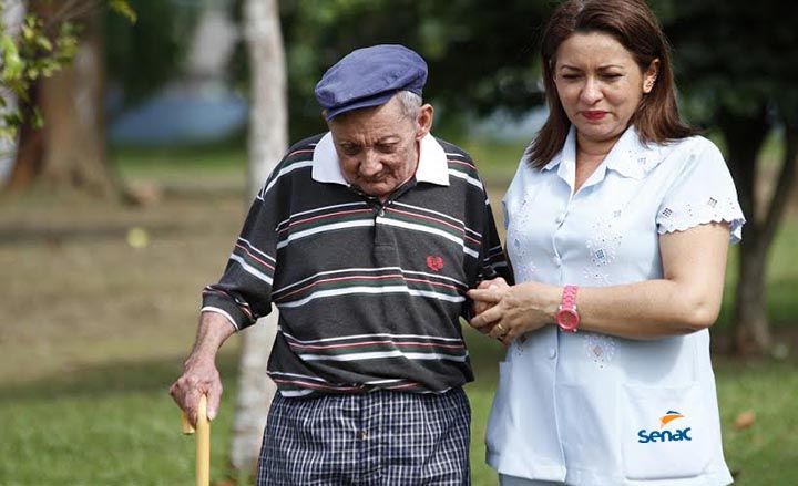 Cursos Gratuitos Senac - Vagas para Recepcionista e Cuidador de Idosos