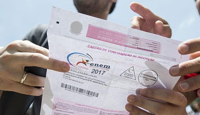 Cartão de Confirmação Enem 2017