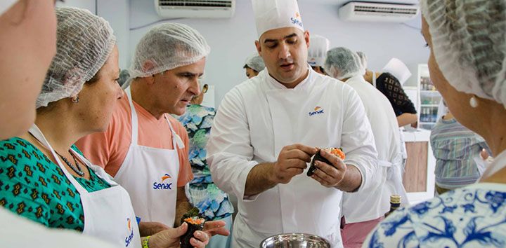 Curso de Gastronomia Gratuito Senac 2018