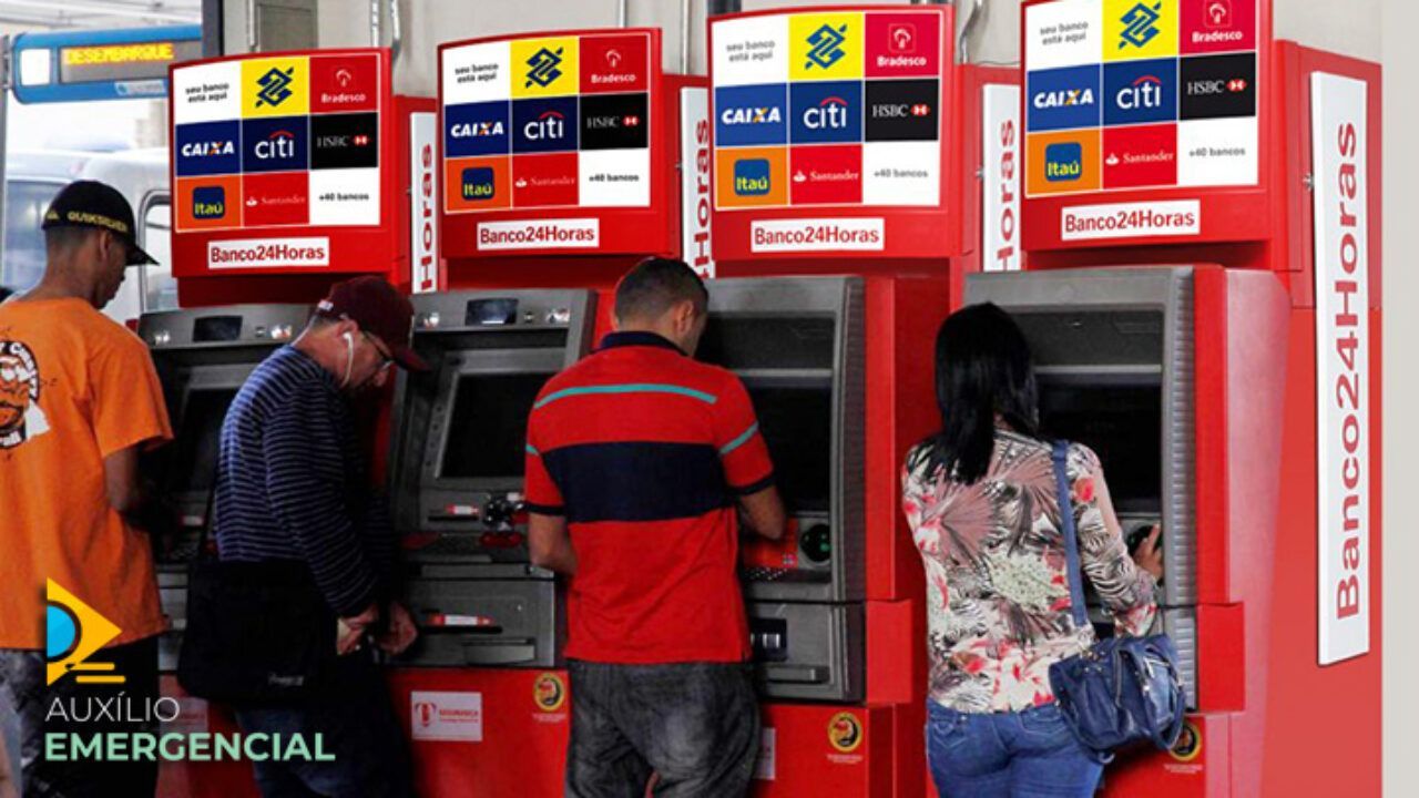 Auxílio Emergencial pode ser sacado no Banco24Horas? CAIXA - Gov