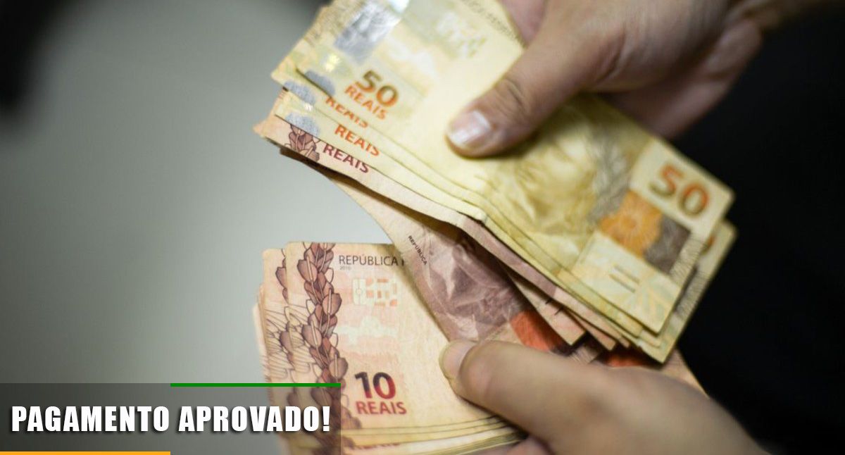 PAGAMENTO APROVADO! Renda de R$ 100,00 e R$ 200,00