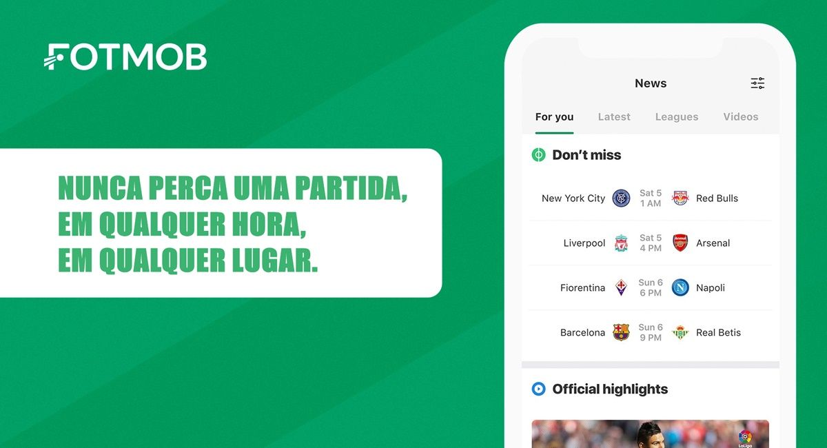 FotMob App: Narração e resultados de mais de 100 ligas de futebol♍️ Bem ...