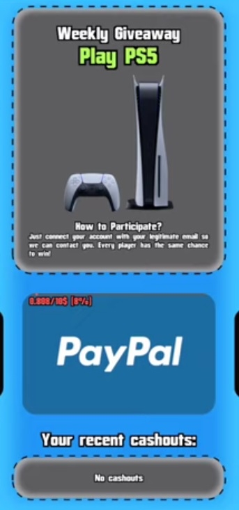 Tela de pagamento do app/foto: reprodução Cash4Cookies/Cash4Software