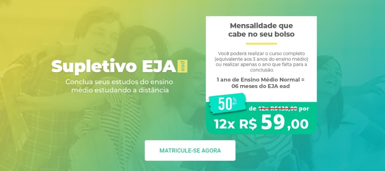 Supletivo Online do EJA Brasil/foto: reprodução site https://ejabrasilead.com.br/