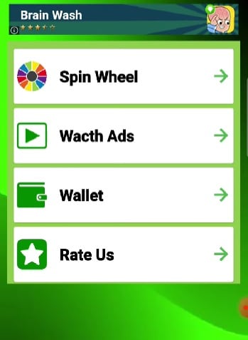 Tela principal do app Assistir, Girar, Ganhar/foto: reprodução app/Apps_Money