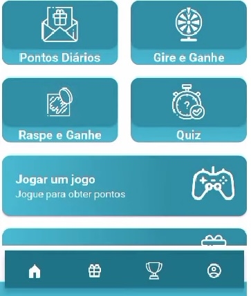 Algumas das tarefas do menu principal do Grana Fácil/foto: reprodução app/Xavier02