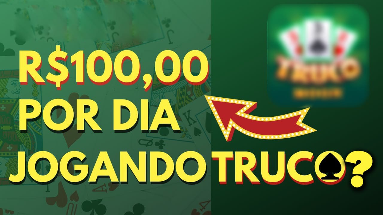 Já imaginou ganhar dinheiro jogando Truco online? É isso que este app  garante, pagamentos via Pix em troca de jogatina!