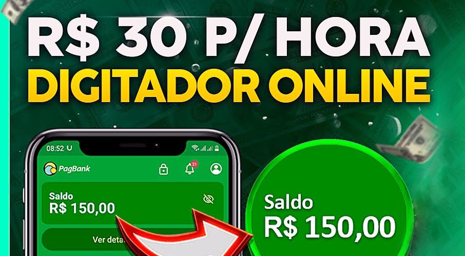 Trabalho home office: Digitadores podem receber até R$ 1.945 por mês,  confira!