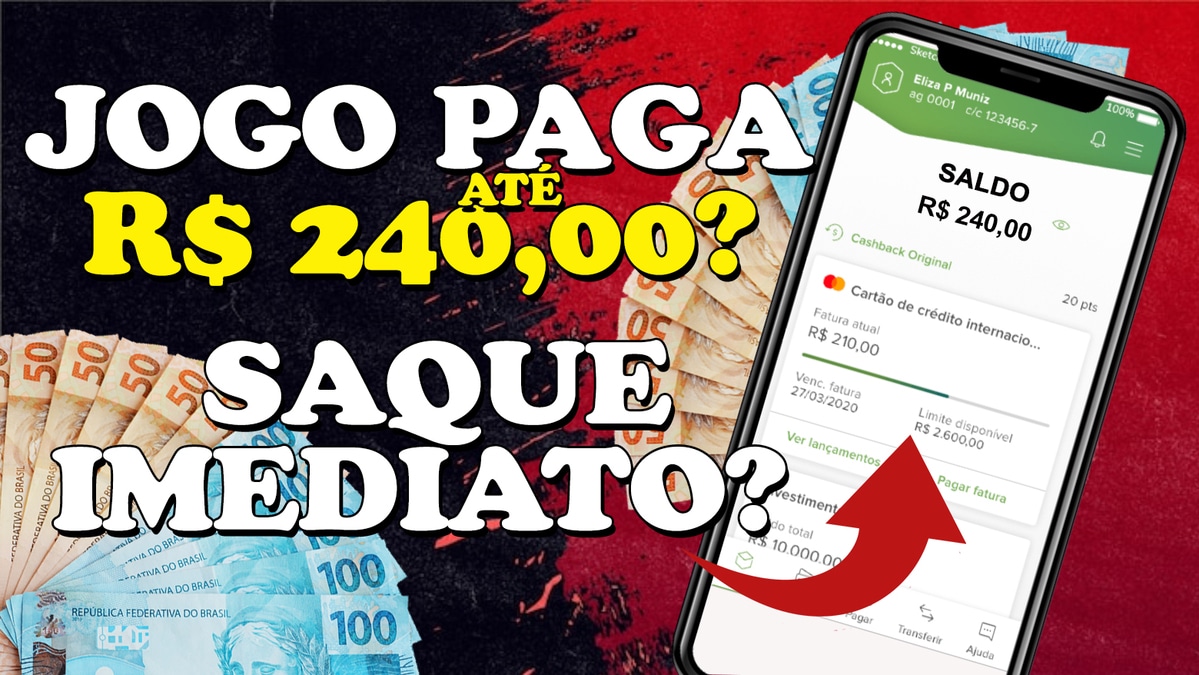 Instalou, sacou e recebeu R$ 26,00? Saiba mais sobre o game que garante  pagamento instantâneo