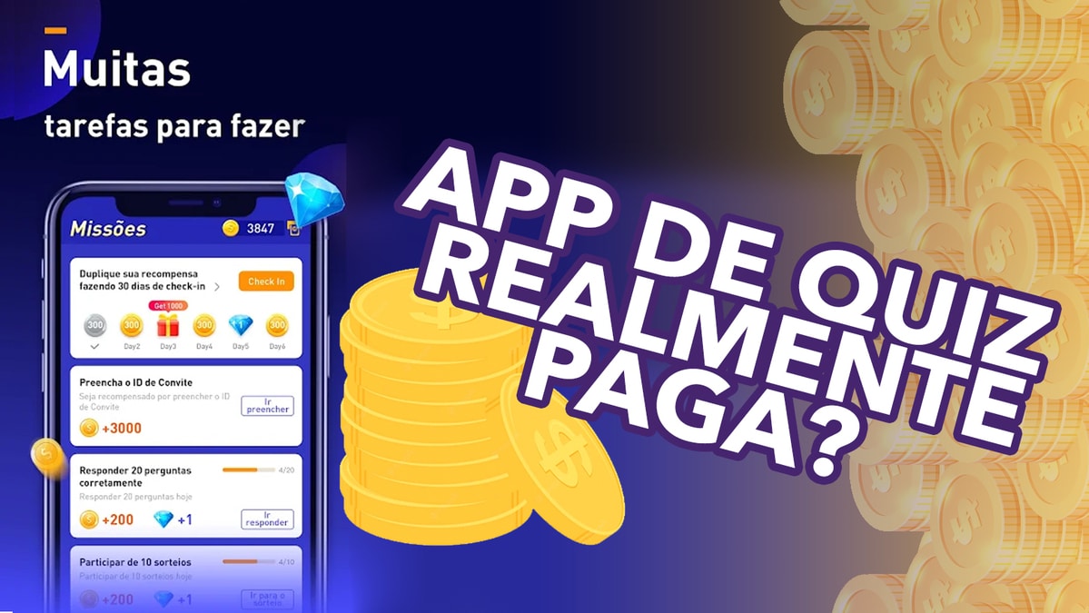 Quize: Como ganhar dinheiro respondendo perguntas em um quiz