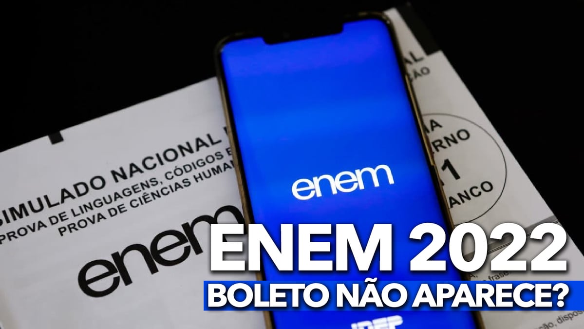 Boleto do Enem não aparece Saiba o que fazer para emitir corretamente a guia de pagamento