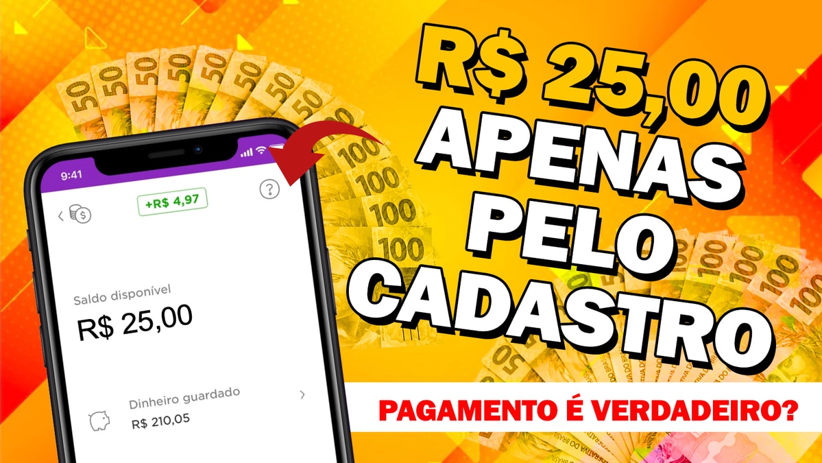 Nova plataforma pagando R$ 25,00 apenas pelo Cadastro: Pagamento é