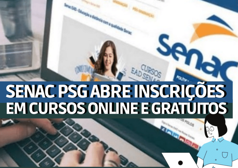 Senac Psg Abre Inscrições Em Cursos Gratuitos 100 A Distância Conheça As Capacitações E Saiba 5685