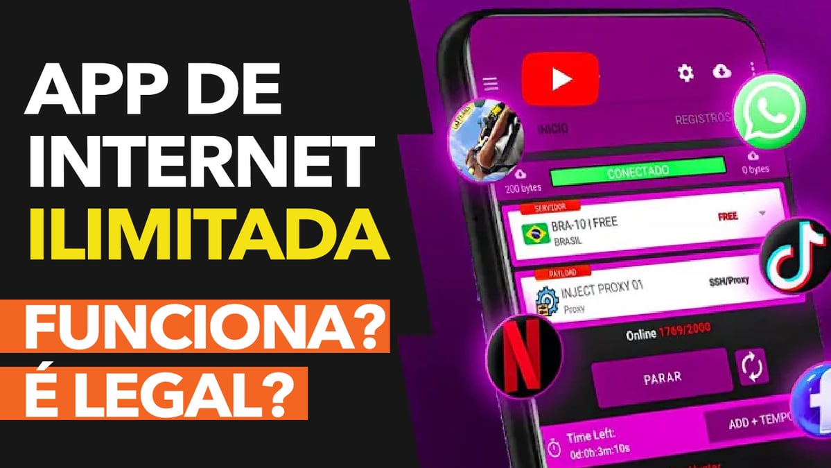 App de internet grátis; Usuários alegam usufruir de internet ilimitada, mas  isso é possível?