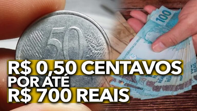 Troque Uma Moeda De R 050 Centavos Por Até R 700 Reais Como Isso é Possível 5581