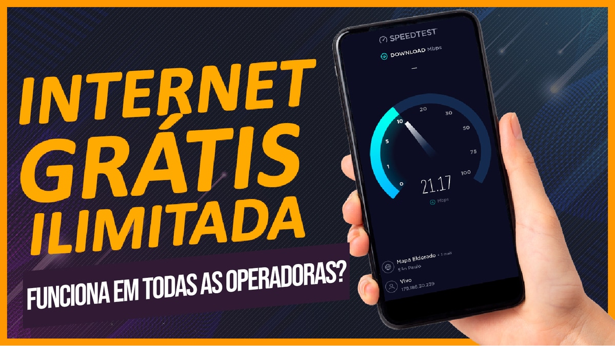 Novo aplicativo de internet grátis e ilimitada; realmente funciona em todas  as operadoras?