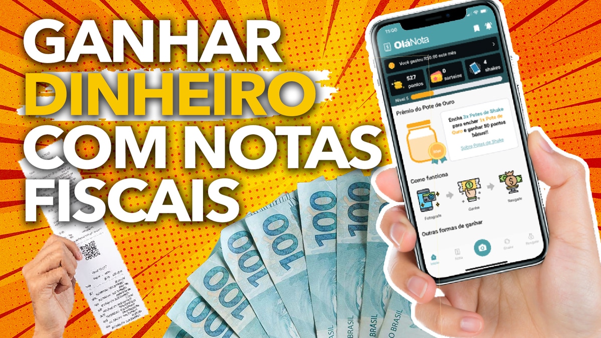 App para ganhar dinheiro com notas fiscais É fácil de sacar os valores