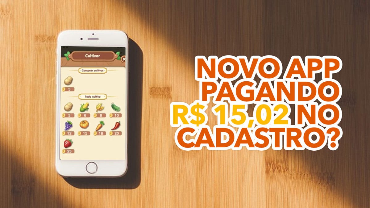 Novo aplicativo pagando R$ 15,02 no CADASTRO? Saiba mais!