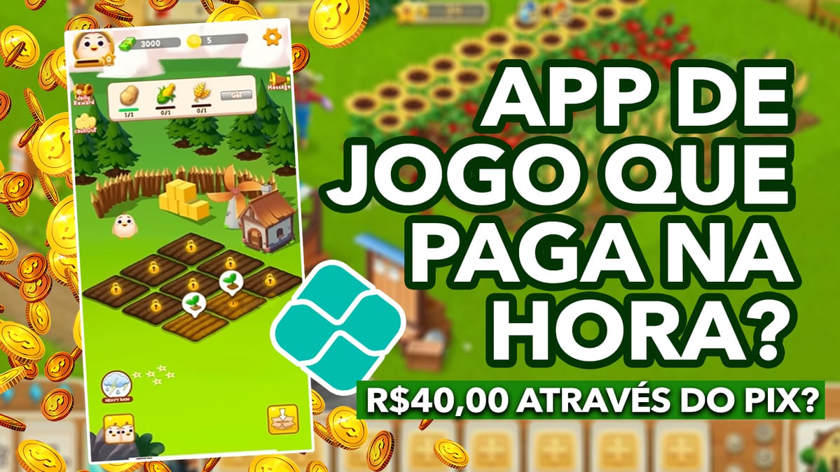 App de jogo que paga na hora? R$40,00 através do Pix?