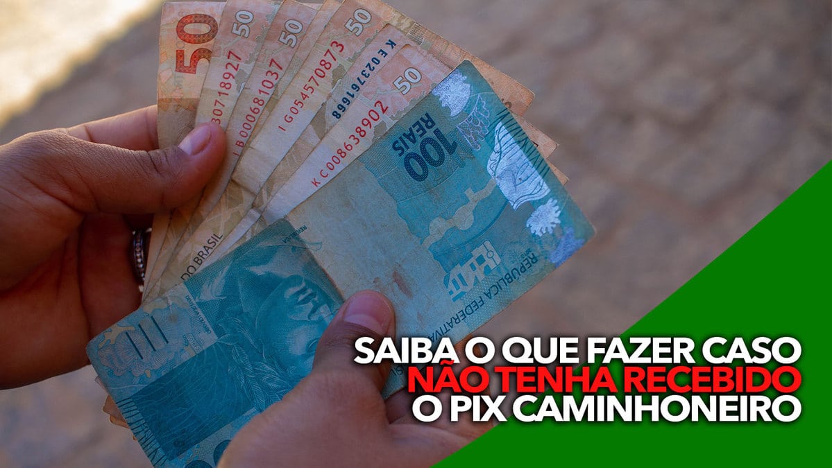 Não recebi Pix Caminhoneiro