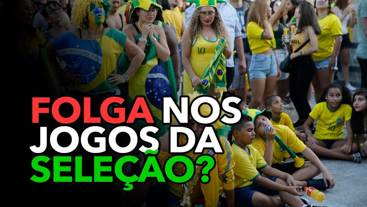Copa do Mundo 2022: folga nos dias de jogos do Brasil é obrigatória?