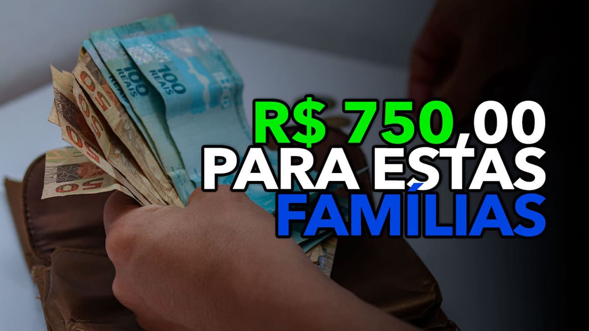 Governo vai pagar MENSALMENTE R$ 750,00 para famílias que se encaixam NESTE perfil