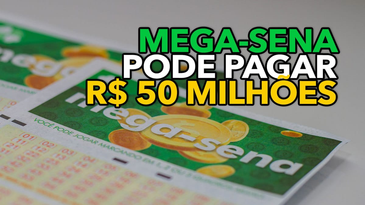 Veja como jogar no sorteio da Mega-Sena para concorrer a R$ 50 milhões