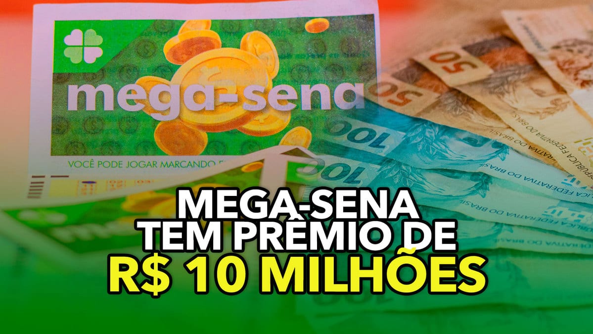 Mega-Sena: Sorteio de R$ 10 milhões nesta quarta; como apostar