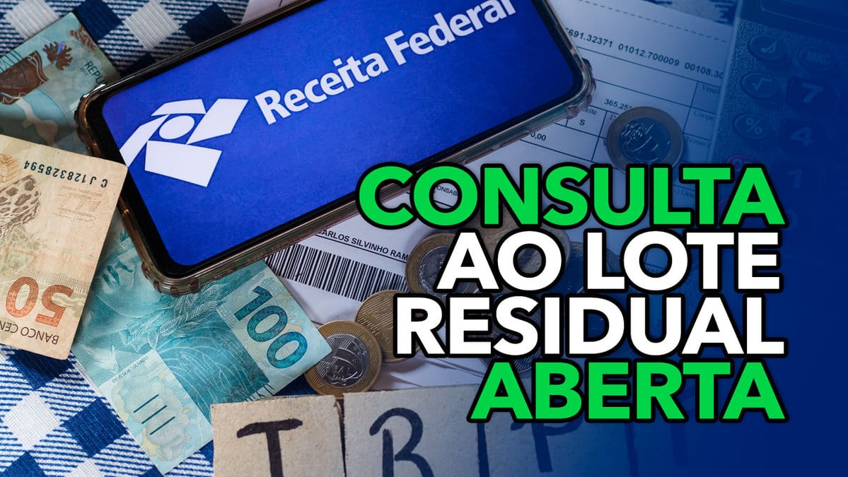 ALERTA consulta ao lote residual do Imposto de Renda já está ABERTA