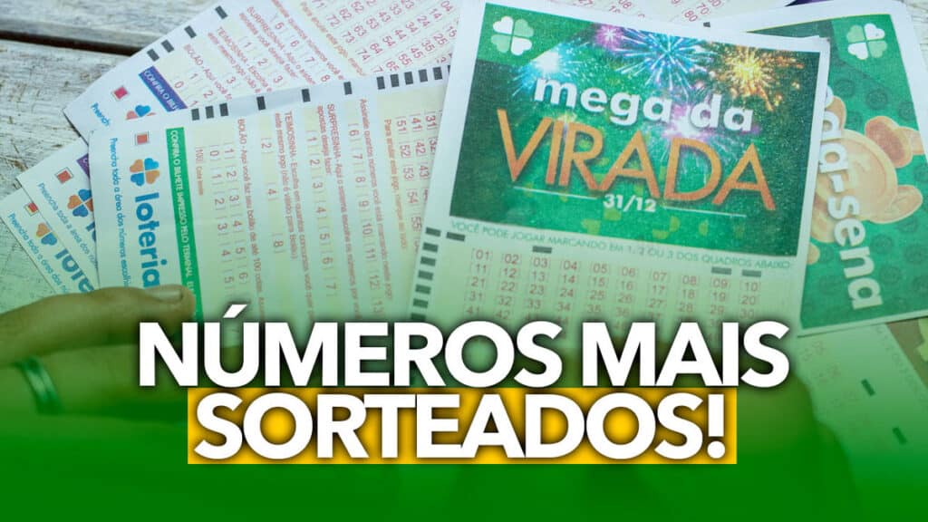 Conheça o número que MAIS apareceu nos sorteios da Mega da Virada