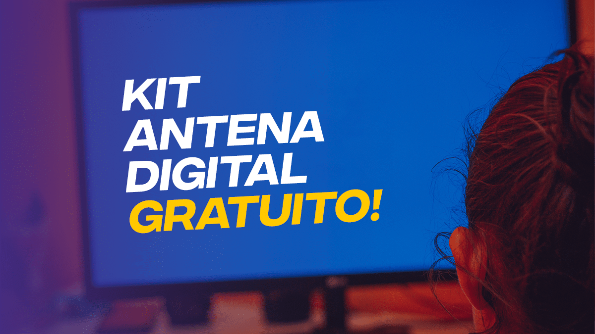 Kit Antena Digital GRATUITO já está sendo distribuído: veja como receber o seu