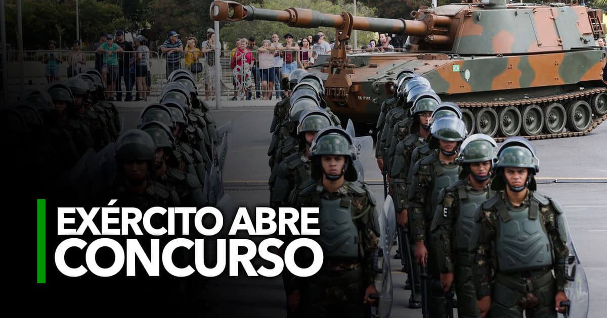 Exército Brasileiro abre concurso com 127 vagas; saiba os detalhes - WSCOM